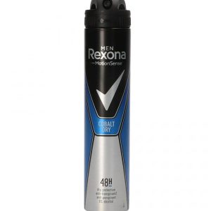 اسپری خوش بو کننده بدن مردانه Cobalt Dry اصلی حجم 200 میلی لیتر Rexona Cobalt Dry For Men Body Spray 200 ml